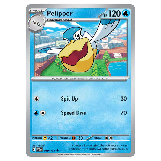 Pokemon - Scarlet & Violet - Journey Together - Pelipper - 039/159 Pokemon