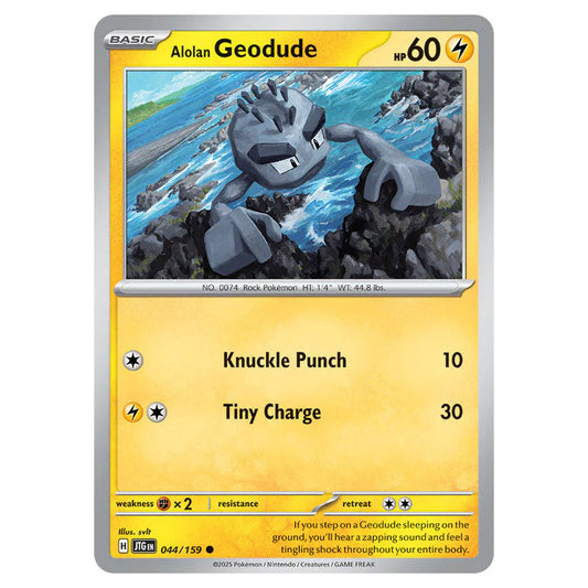 Pokemon - Scarlet & Violet - Journey Together - Alolan Geodude - 044/159 Pokemon