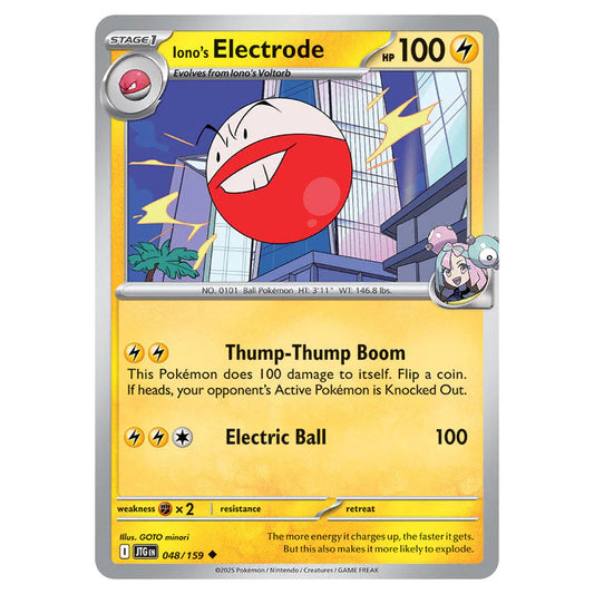 Pokemon - Scarlet & Violet - Journey Together - Iono's Electrode - 048/159 Pokemon