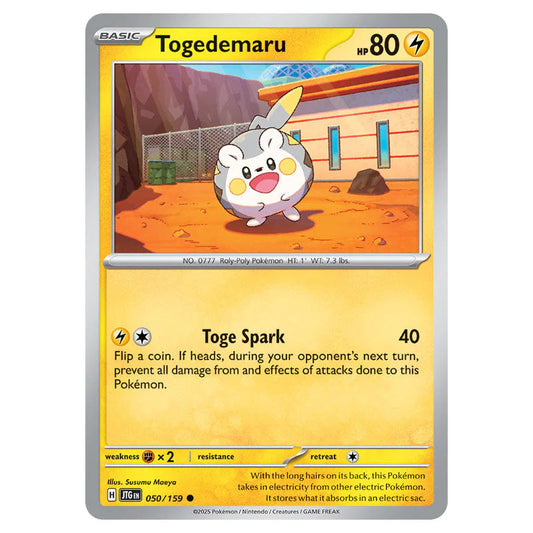 Pokemon - Scarlet & Violet - Journey Together - Togedemaru - 050/159 Pokemon