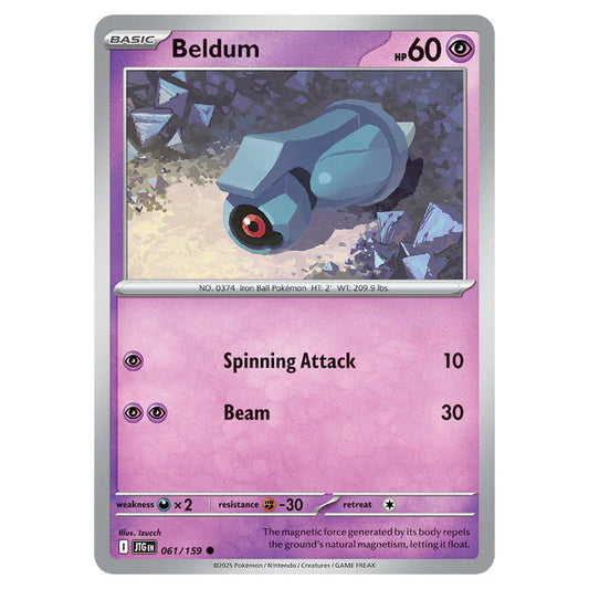 Pokemon - Scarlet & Violet - Journey Together - Beldum - 061/159 Pokemon