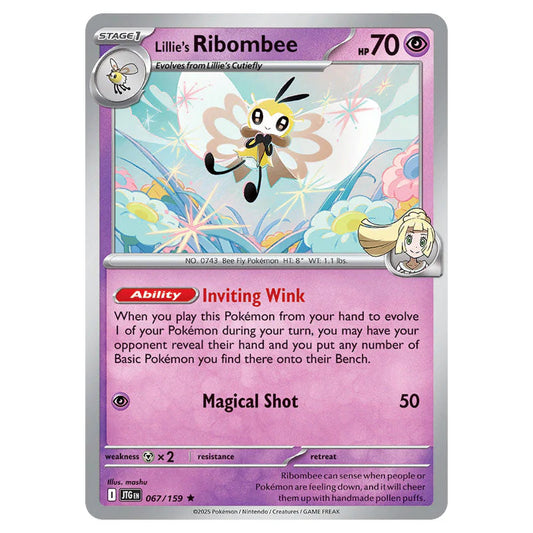 Pokemon - Scarlet & Violet - Journey Together - Lillie's Ribombee - 067/159 Pokemon