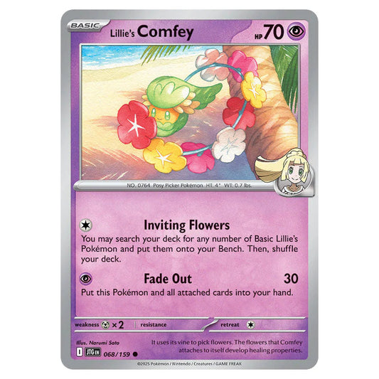 Pokemon - Scarlet & Violet - Journey Together - Lillie's Comfey - 068/159 Pokemon