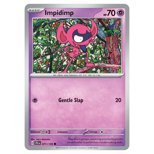 Pokemon - Scarlet & Violet - Journey Together - Impidimp - 071/159 Pokemon