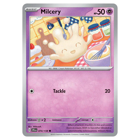 Pokemon - Scarlet & Violet - Journey Together - Milcery - 074/159 Pokemon