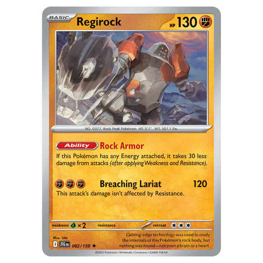 Pokemon - Scarlet & Violet - Journey Together - Regirock - 082/159 Pokemon
