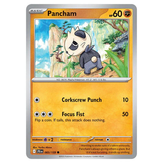 Pokemon - Scarlet & Violet - Journey Together - Pancham - 083/159 Pokemon
