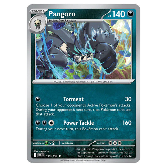 Pokemon - Scarlet & Violet - Journey Together - Pangoro - 099/159 Pokemon