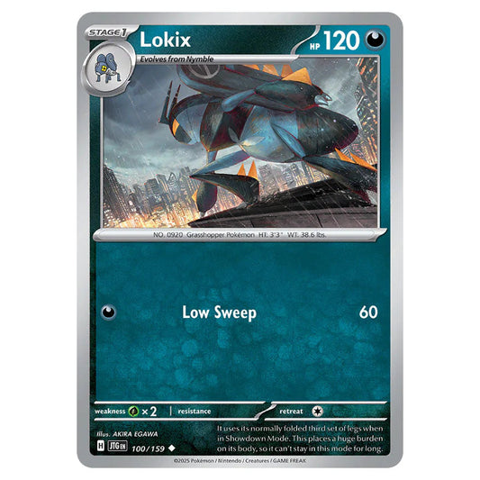 Pokemon - Scarlet & Violet - Journey Together - Lokix - 100/159 Pokemon
