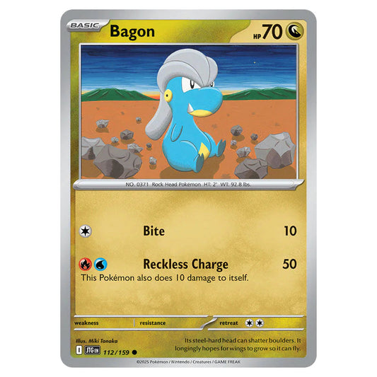 Pokemon - Scarlet & Violet - Journey Together - Bagon - 112/159 Pokemon