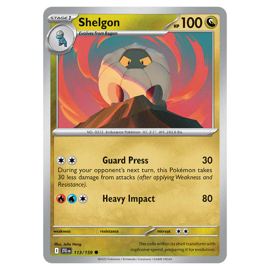 Pokemon - Scarlet & Violet - Journey Together - Shelgon - 113/159 Pokemon