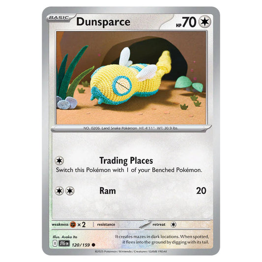 Pokemon - Scarlet & Violet - Journey Together - Dunsparce - 120/159 Pokemon