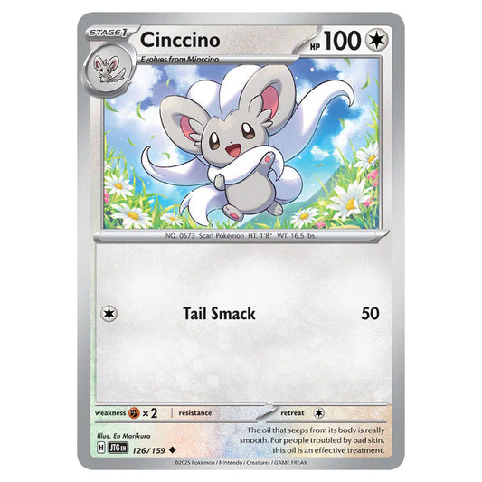 Pokemon - Scarlet & Violet - Journey Together - Cinccino - 126/159 Pokemon