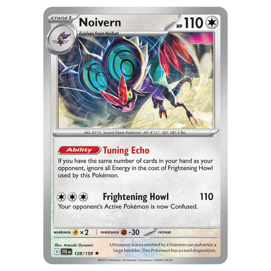 Pokemon - Scarlet & Violet - Journey Together - Noivern - 128/159 Pokemon
