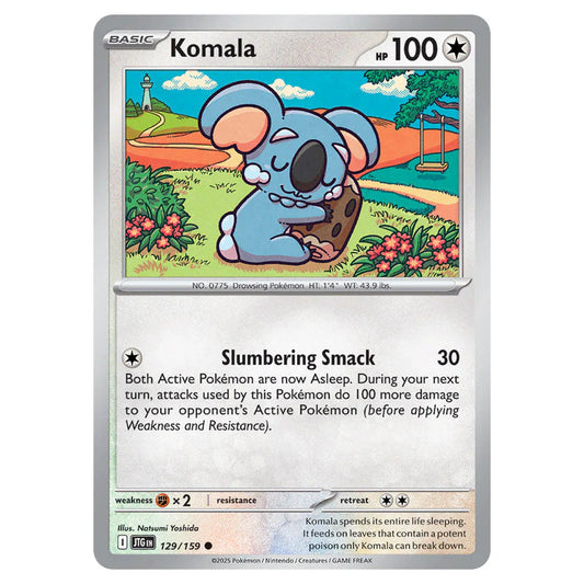 Pokemon - Scarlet & Violet - Journey Together - Komala - 129/159 Pokemon