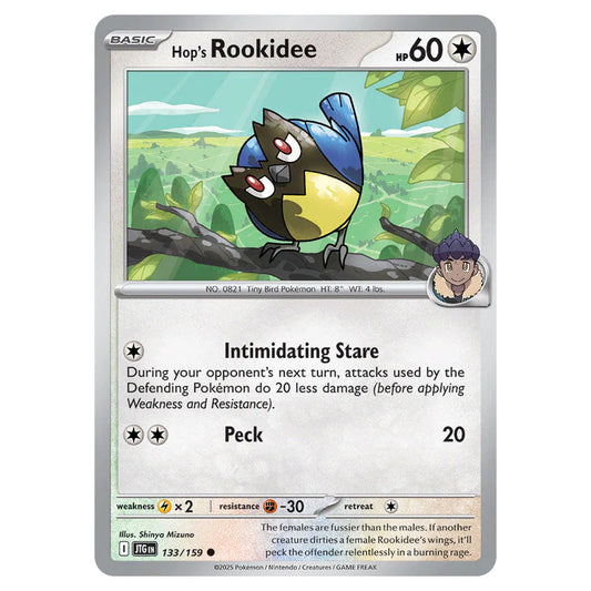 Pokemon - Scarlet & Violet - Journey Together - Hop's Rookidee - 133/159 Pokemon