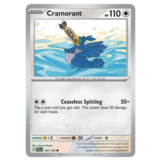 Pokemon - Scarlet & Violet - Journey Together - Cramorant - 137/159 Pokemon