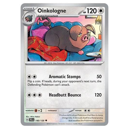 Pokemon - Scarlet & Violet - Journey Together - Oinkologne - 140/159 Pokemon