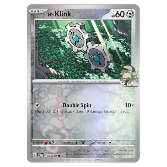 N's Klink (103/159) [Scarlet & Violet: Journey Together Pokemon