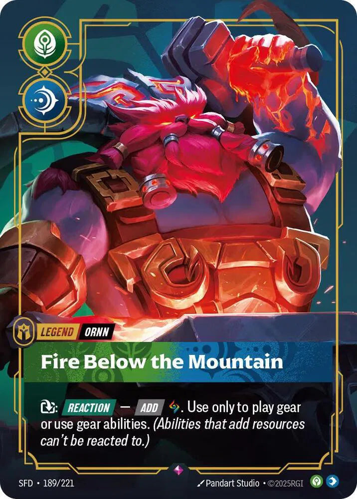 Ornn - Fire Below the Mountain SFD - 189/221 Armchair Generals