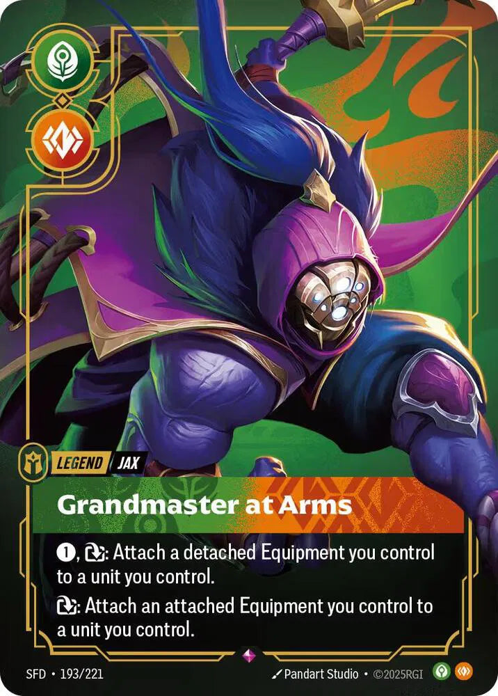 Jax - Grandmaster At Arms SFD - 193/221 Armchair Generals