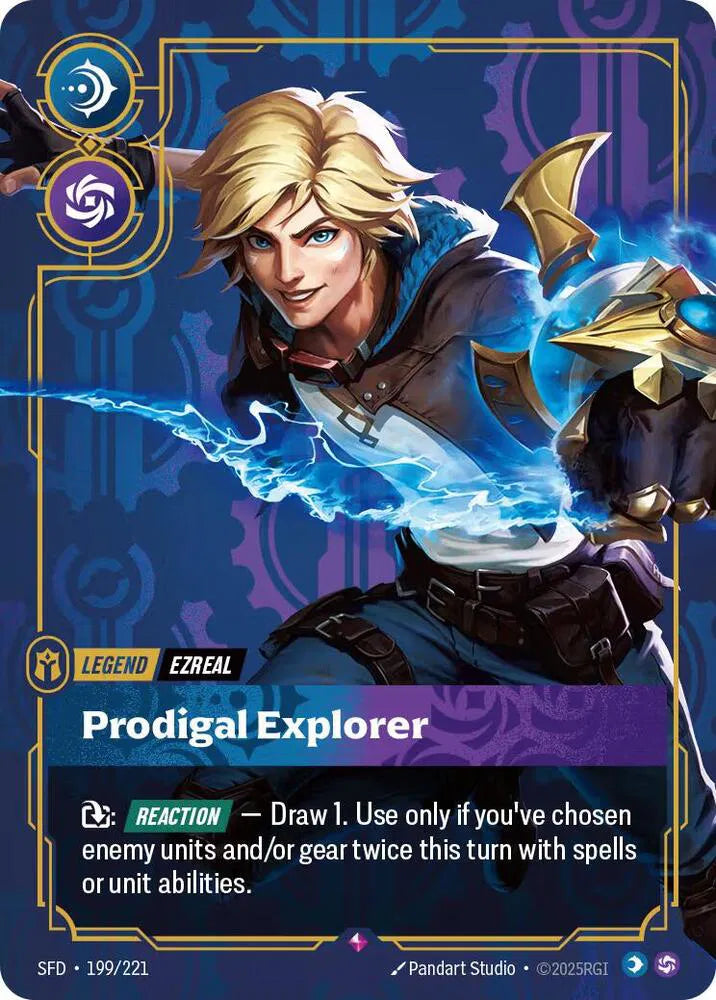 Ezreal - Prodigal Explorer SFD - 199/221 Armchair Generals