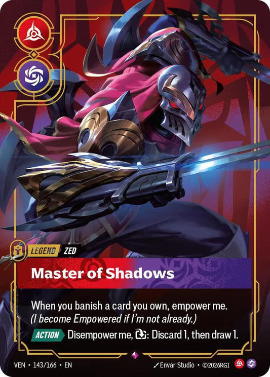 Zed - Master of Shadows VEN - 143/166 Armchair Generals