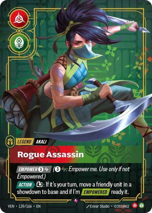 Akali - Rogue Assassin VEN - 139/166 Armchair Generals