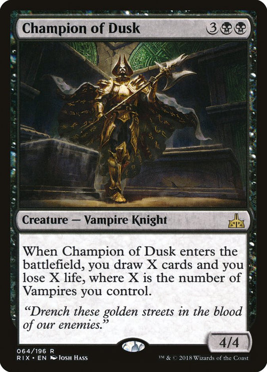 Champion of Dusk Magic The Gathering