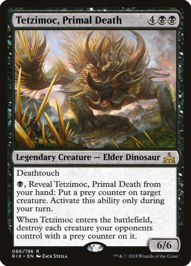 Tetzimoc, Primal Death [Rivals of Ixalan] Armchair Generals
