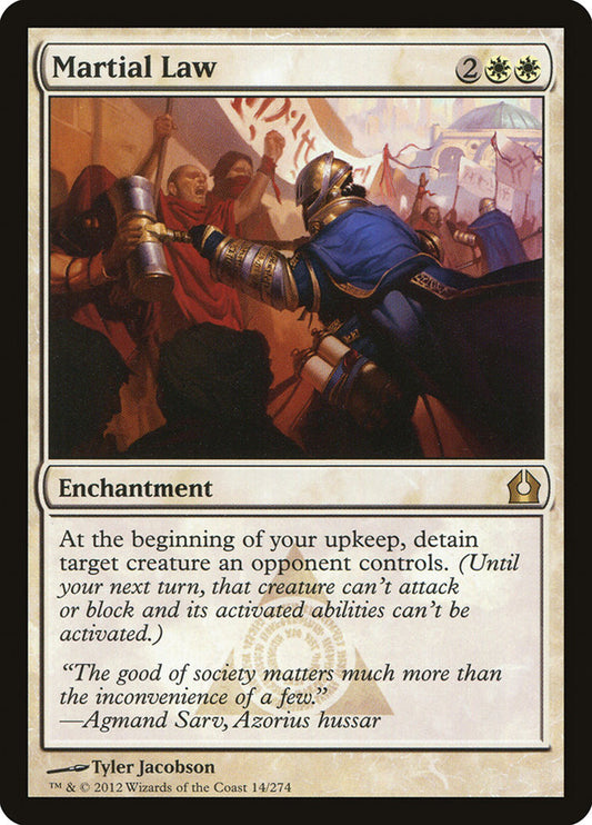 Martial Law Magic The Gathering