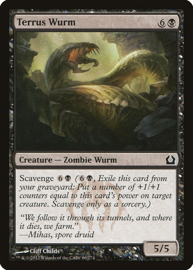 Terrus Wurm Magic The Gathering