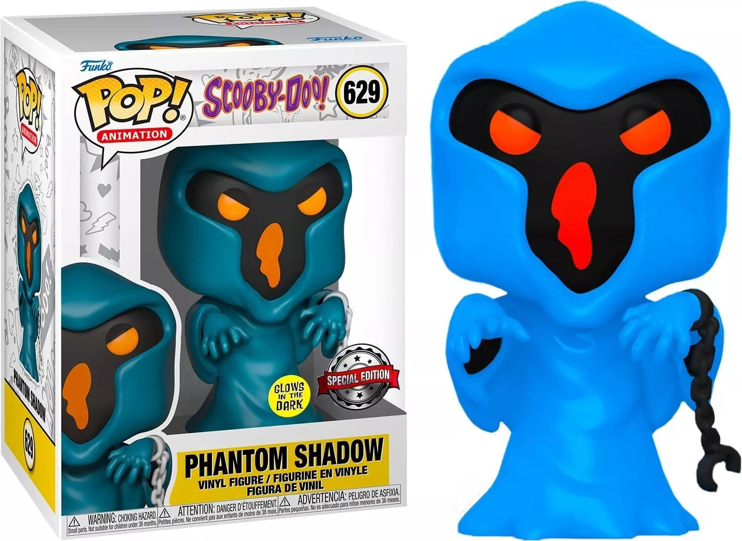 Funko POP! Animation: Scooby Doo - Phantom Shadow - Glow In the Dark Funko POP!