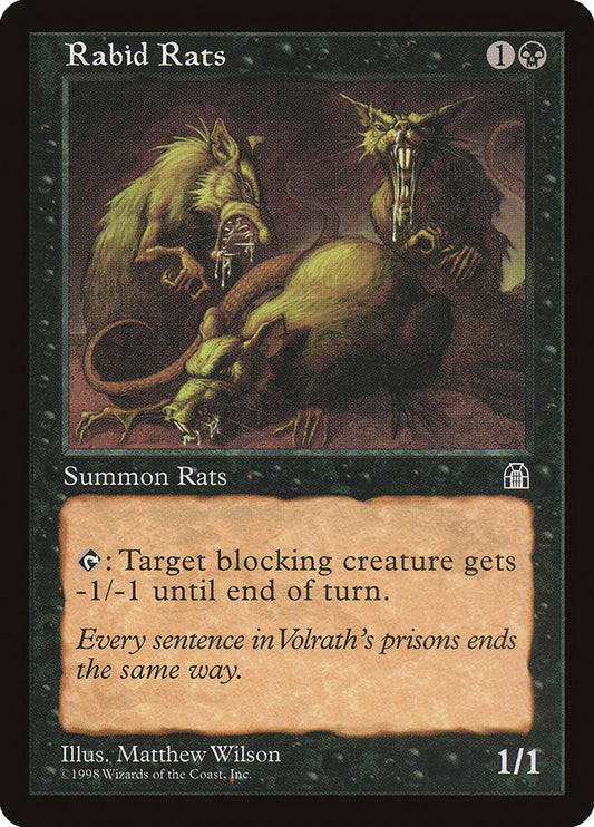 Rabid Rats Magic The Gathering