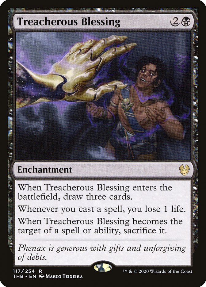 Treacherous Blessing Magic The Gathering