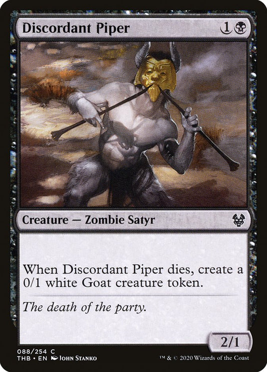 Discordant Piper Magic The Gathering