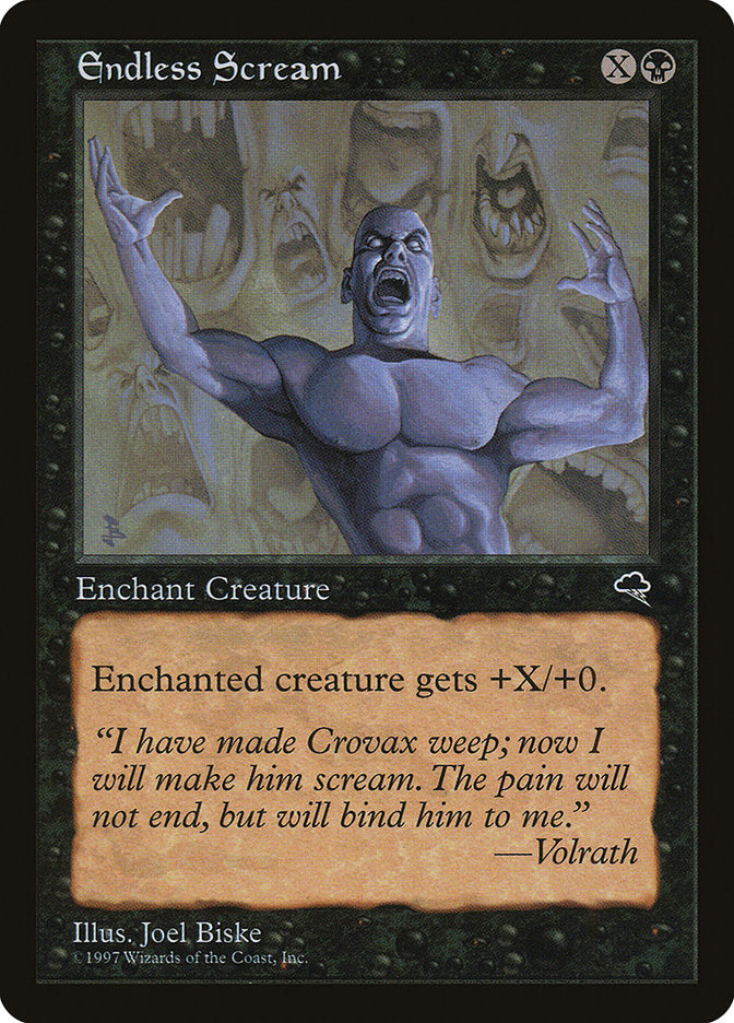 Endless Scream Magic The Gathering