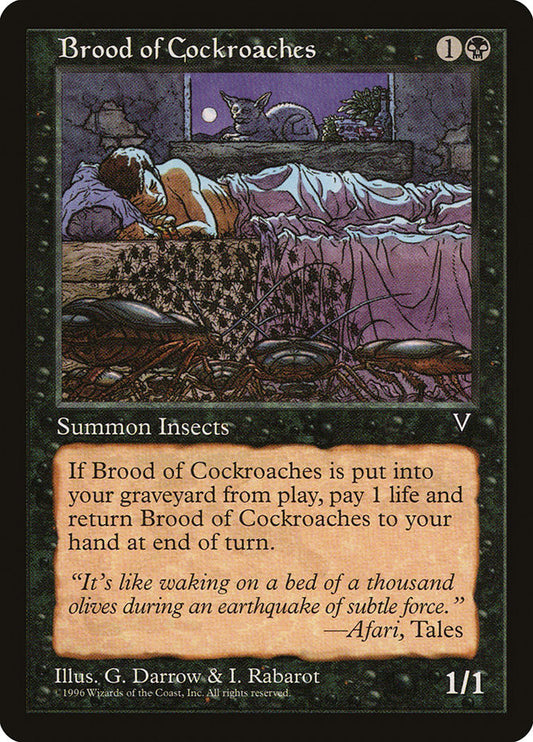 Brood of Cockroaches Magic The Gathering