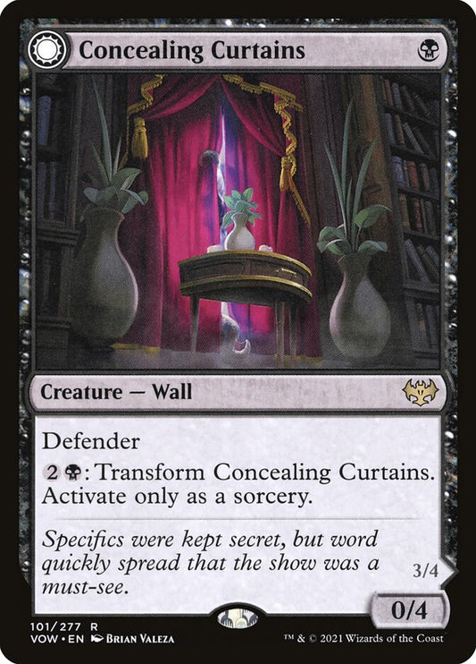 Concealing Curtains // Revealing Eye (Foil) Magic The Gathering