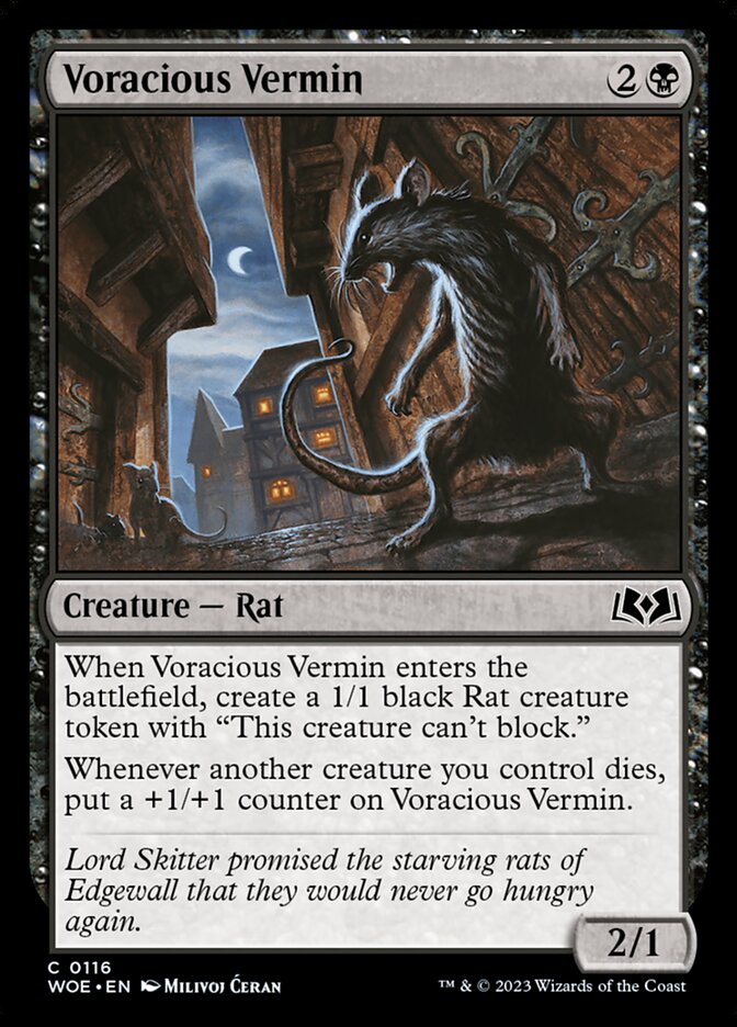 Voracious Vermin Magic The Gathering