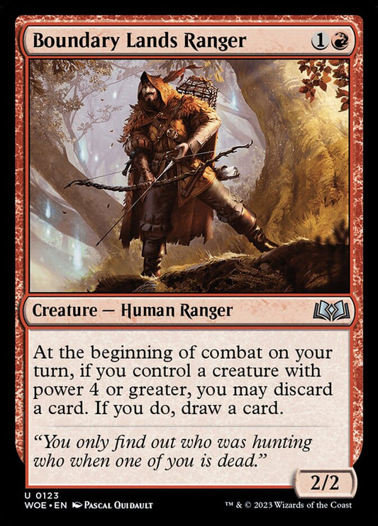 Boundary Lands Ranger Magic The Gathering