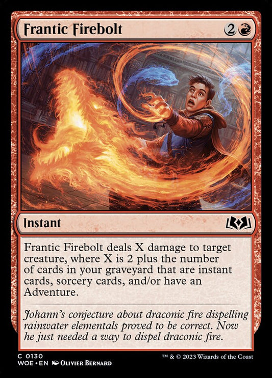 Frantic Firebolt Magic The Gathering