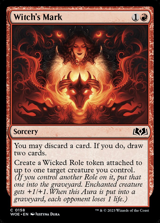 Witch's Mark Magic The Gathering