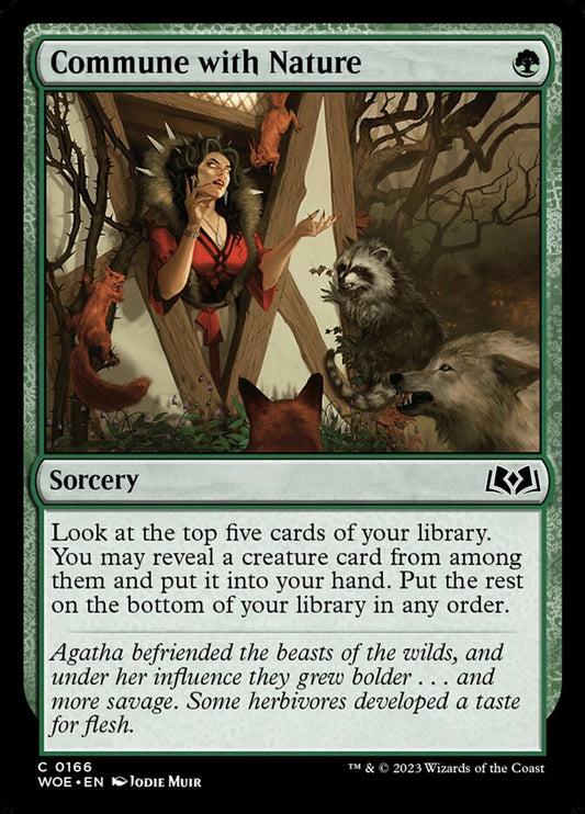 Commune with Nature Magic The Gathering