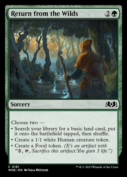 Return from the Wilds Magic The Gathering