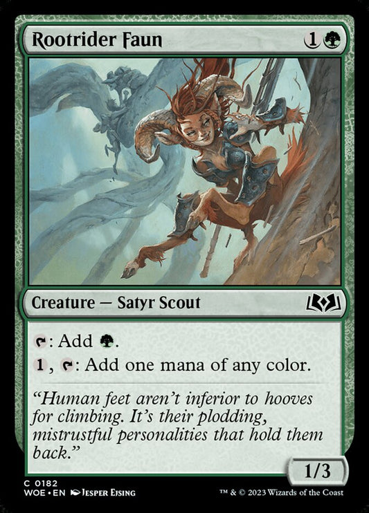 Rootrider Faun Magic The Gathering