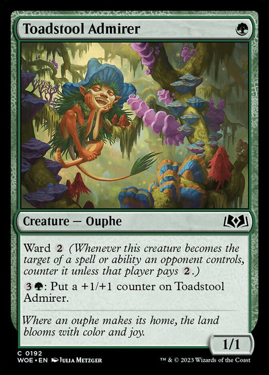 Toadstool Admirer Magic The Gathering