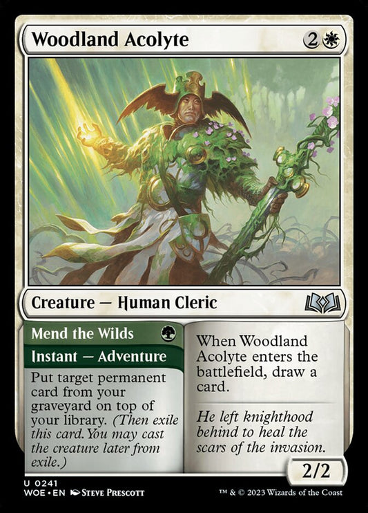 Woodland Acolyte Magic The Gathering