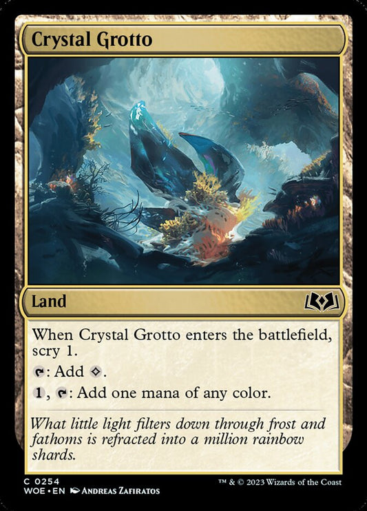 Crystal Grotto Magic The Gathering