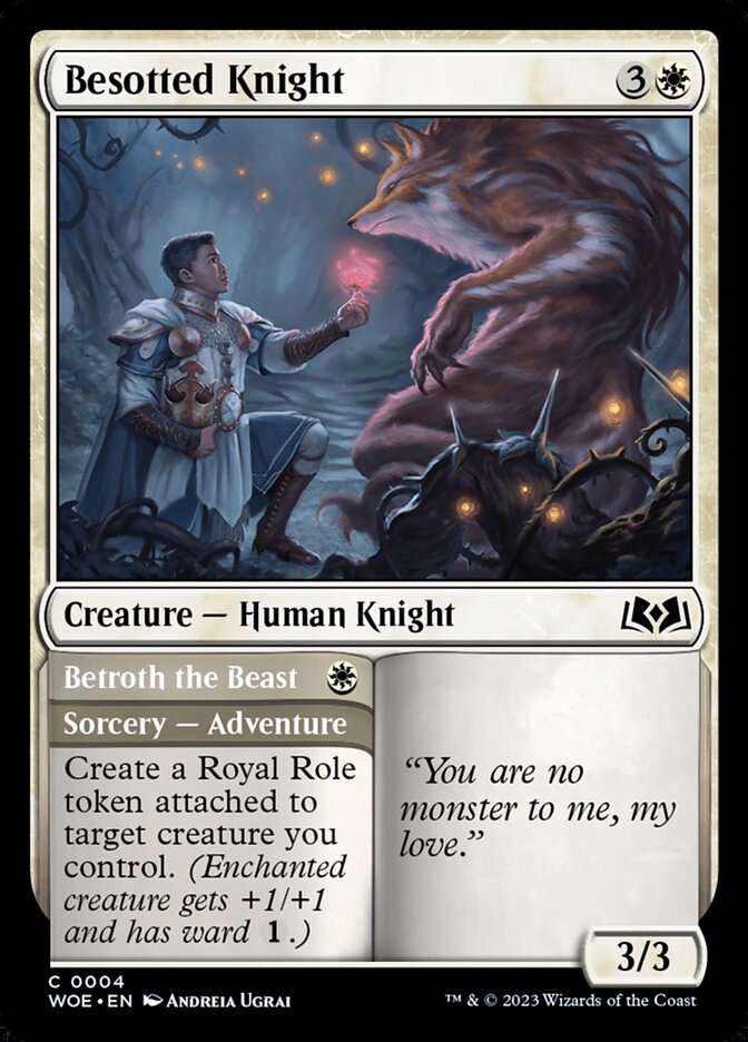 Besotted Knight Magic The Gathering